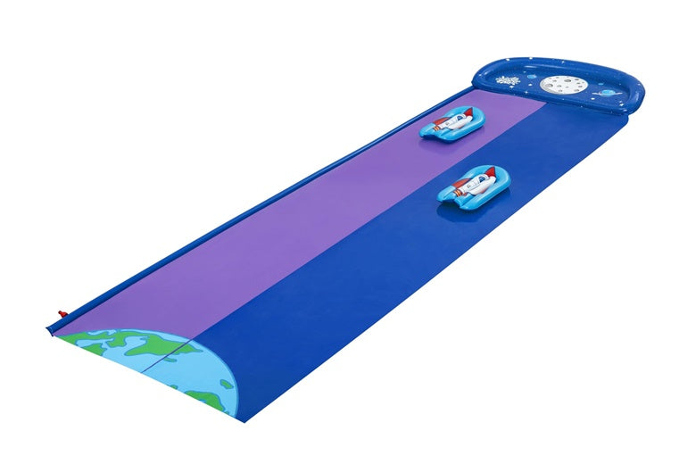 Pripučiama vandens čiuožykla Bestway, 488 x 138 cm