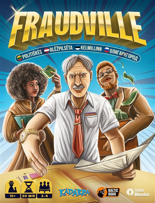Stalo žaidimas Kadabra Fraudville, LT LV EE RUS