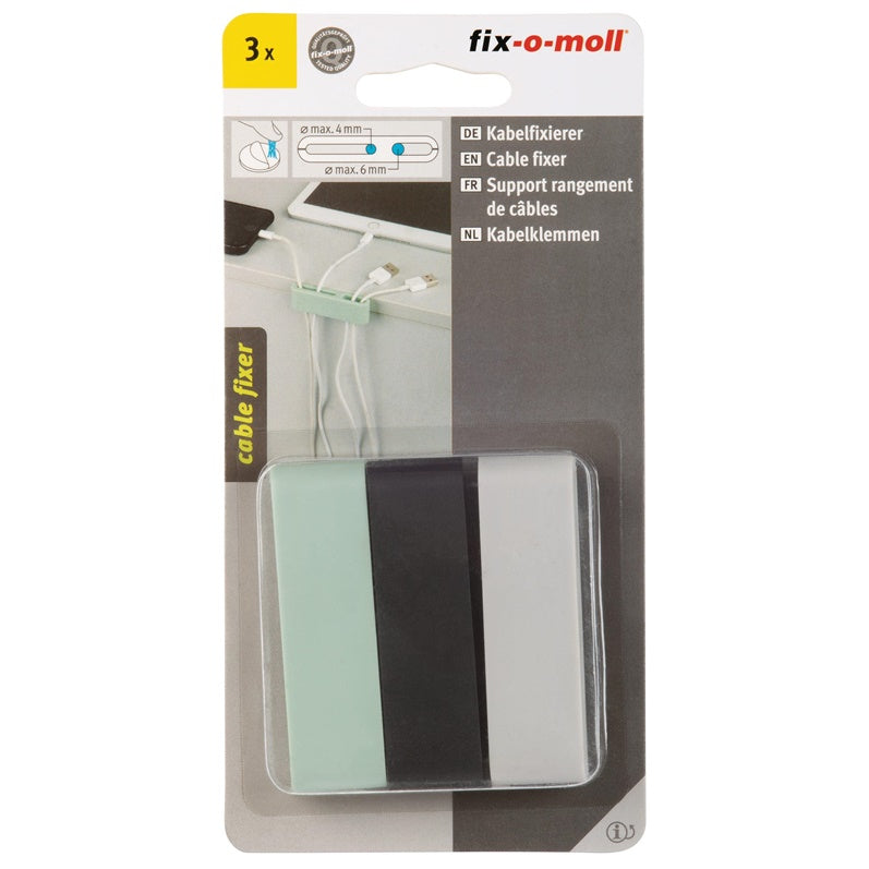 FIKSATORIAI KABELIAMS 70X20MM 3VNT