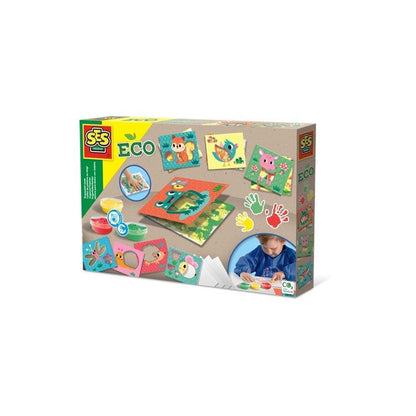 Zestaw kreatywny SES Creative Eco Fingerpaint Cards 24925