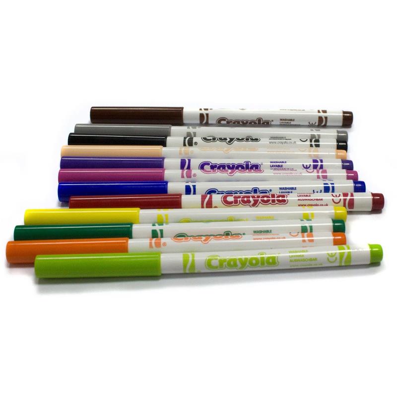 Pisaki Crayola, jednostronne, 12 szt.