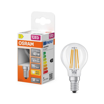 ŻARÓWKA LED FIL P45 3.4W E14 2700K 470LM