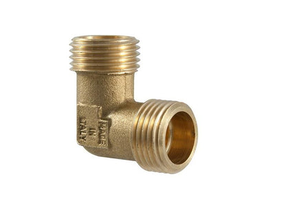 Alkūnė TMD brass, 1", 90°, išoriniai sriegiai