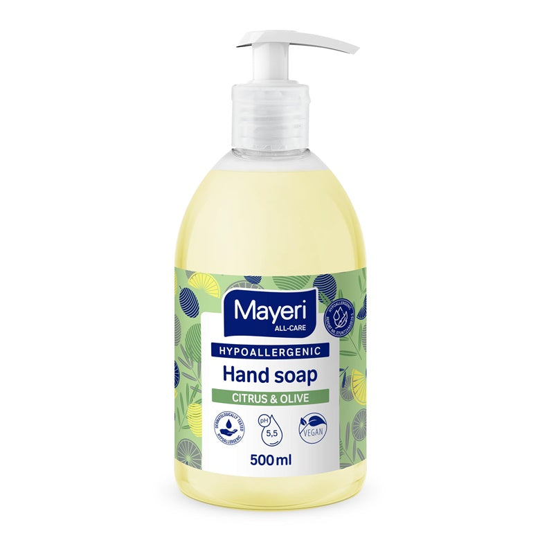 Skystas muilas Mayeri citrus/olive, 500 ml