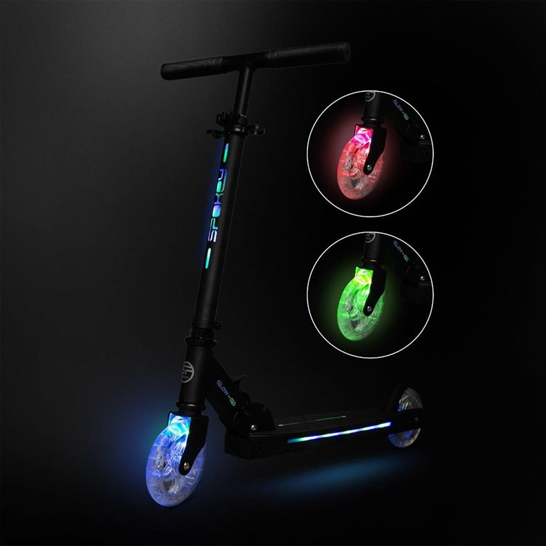 Paspirtukas Spokey Glow-Go, juoda