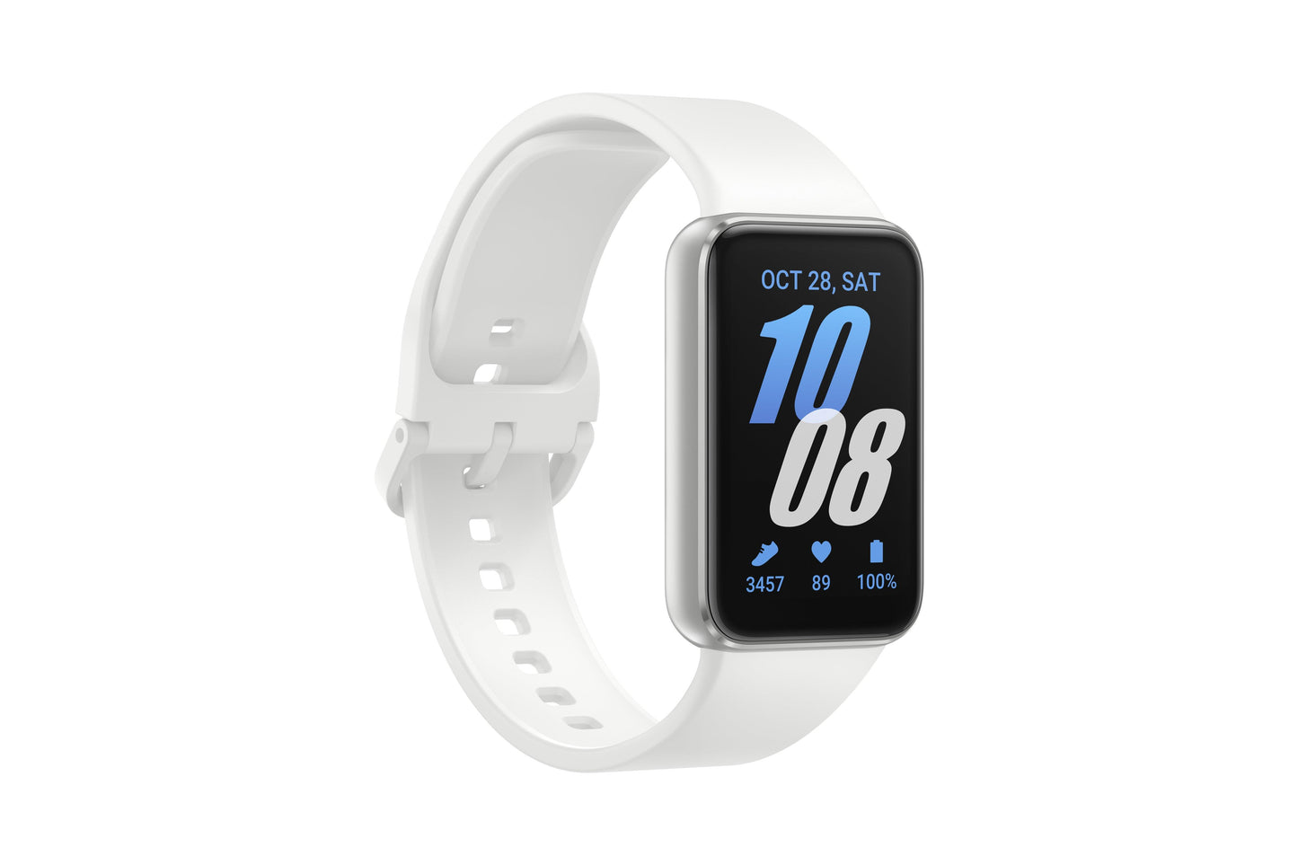 Išmanusis laikrodis Samsung Galaxy Fit3 SM-R390NZAAE sidabro