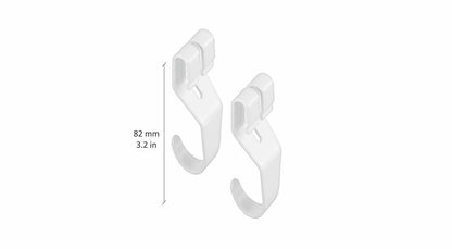Laikiklis skersiniui Dolle, 82 mm x 32 mm, 2 vnt.
