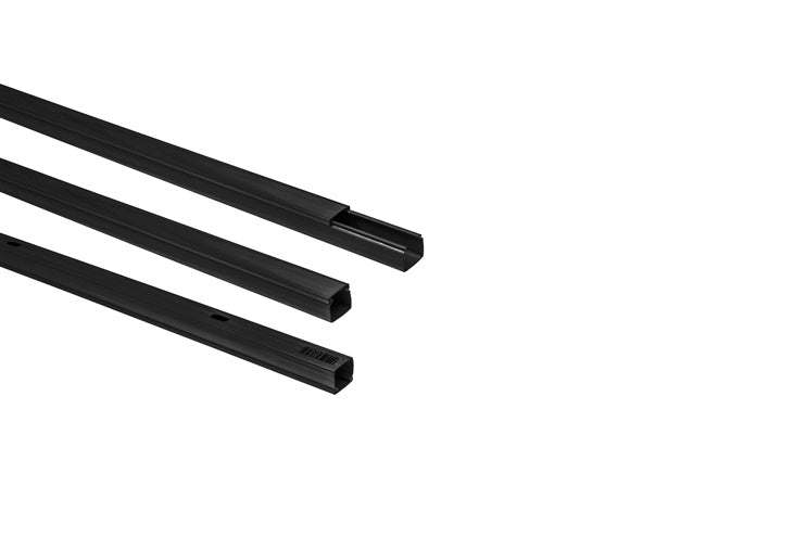 Koryto instalacyjne Pawbol, 2000x 18 x 20 mm, czarne