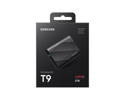 DYSK SSD SAMSUNG T9 2TB USB 3.2 CZARNY