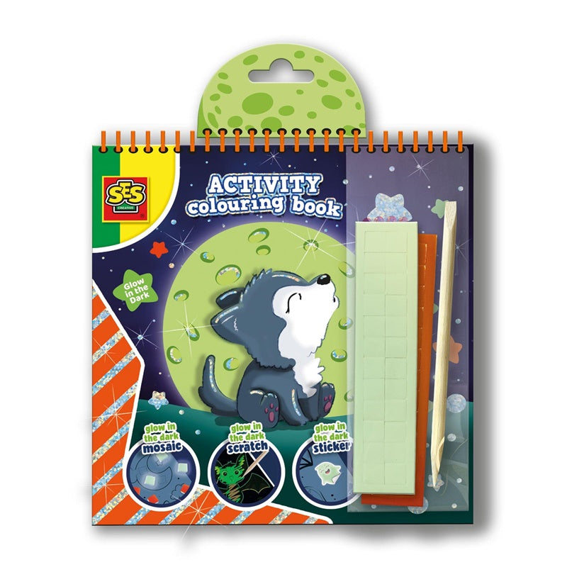 Zestaw kreatywny SES Creative Glow In The Dark 00118
