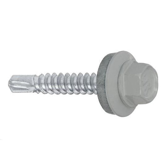 Wkręt samowiercący Wkret-Met WF, RAL9006, 4,8 mm x 19 mm, 250 szt.