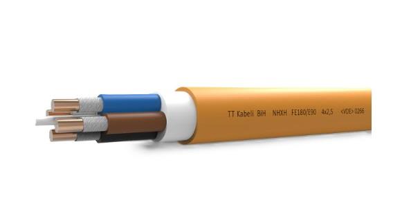 Kabelis TT Cables NHXH-J RE/ŠP FE180/E90 SI, 3 x 1.5mm²,500m