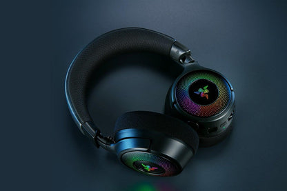 Bezprzewodowy zestaw słuchawkowy do gier Razer Kraken V4, czarny