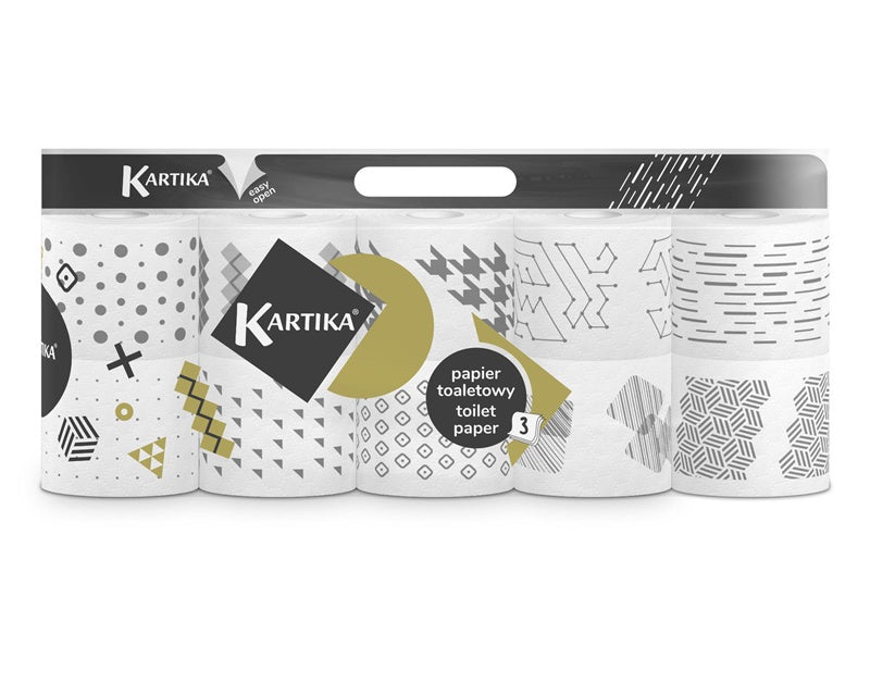Tualetinis popierius Kartika Black 200lap,10vnt, 3sl
