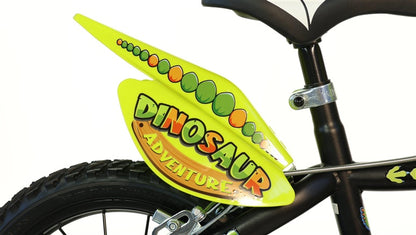 Vaikiškas dviratis Dino Bikes 616-DSA, juodas/žalias