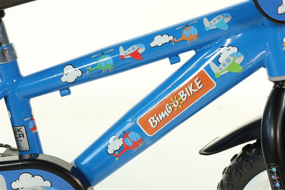 Vaikiškas dviratis Bimbo Bike 412UL, mėlynas/raudonas, 12"