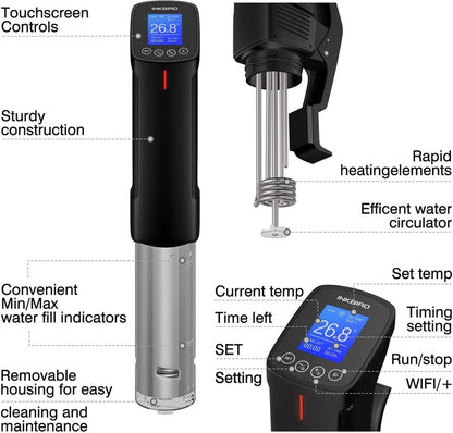 Priedas Inkbird Sous Vide ISV-100W, 41.91 cm