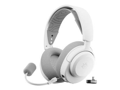 Belaidės žaidimų ausinės Steelseries Arctis Nova 3XW, balta