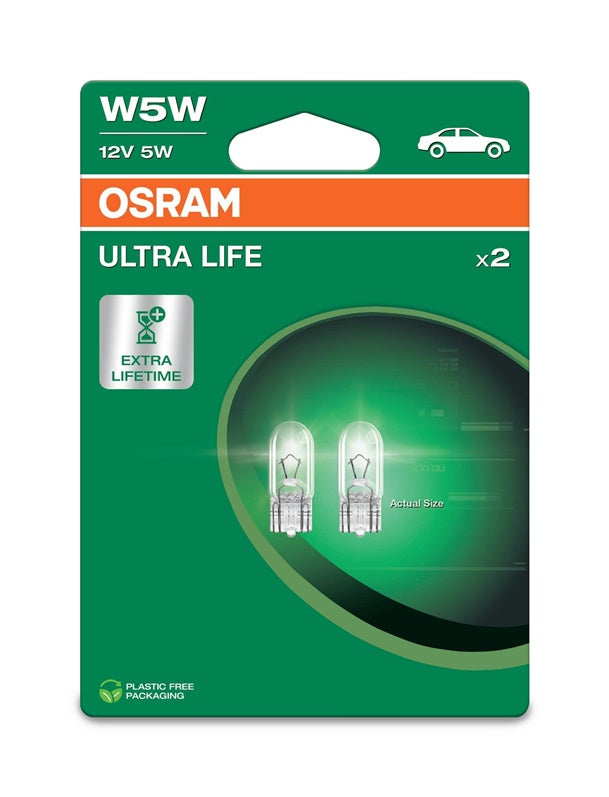 LEMP AUT OSRAM 2825ULT-02B 5W 12V BLI2