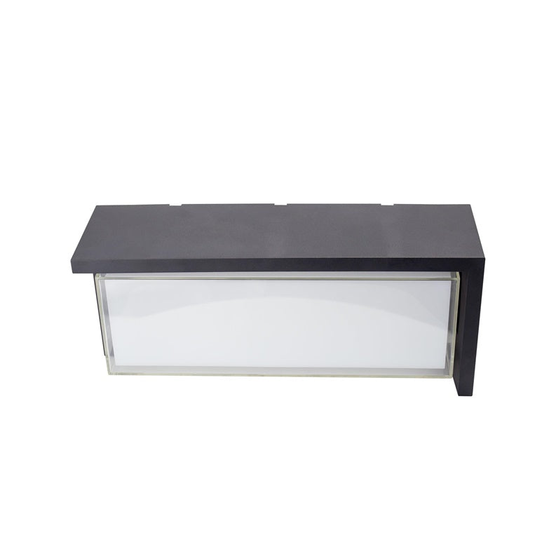 Sieninis lauko šviestuvas Spectrum, 20W, LED, IP65, juodas,