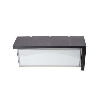 Sieninis lauko šviestuvas Spectrum, 20W, LED, IP65, juodas,