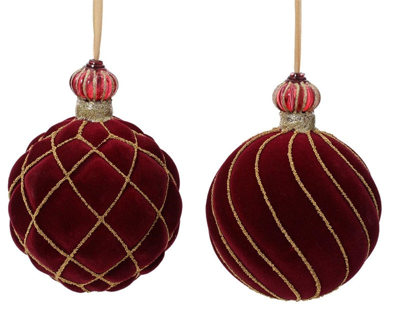Bombka Velvet, 10 cm, szkło