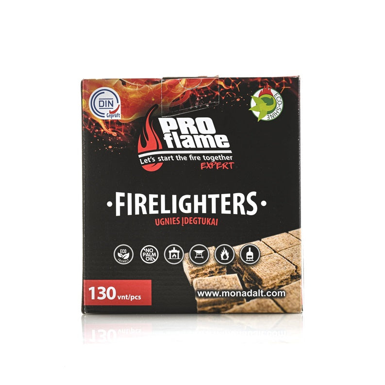 Uždegiklis Pro Flame Expert, 11 cm x 17 cm, 130 vnt.