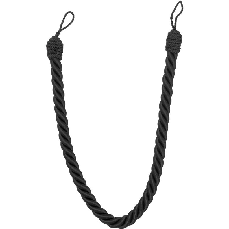 Užuolaidų virvelė Luance COT, 1.6 cm, antracito