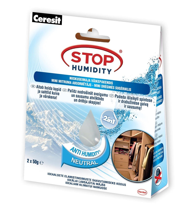 Pochłaniacz wilgoci Ceresit Mini Sachets Neutral, 100 g