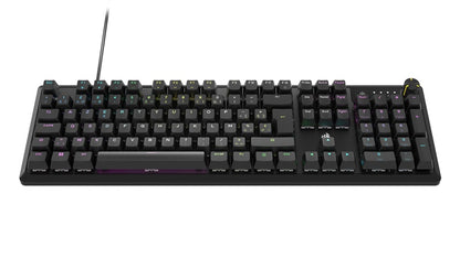 Klaviatūra Corsair K70 CORE Red switch Anglų (US), juoda