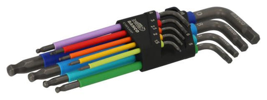Zestaw kluczy sześciokątnych Bahco, 1,5-10mm, 9 szt.