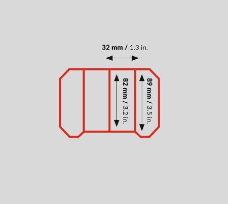 Organizer na drobiazgi Qbrick 110 × 145 × 47 mm