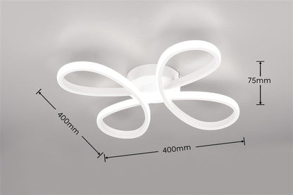 Šviestuvas lubų Trio Fly 645610131, 22 W, 4000 °K