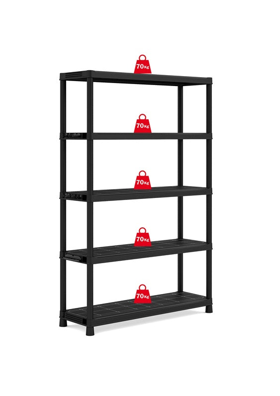 Regał magazynowy Kis, 40 cm x 120 cm x 187 cm, 70 kg
