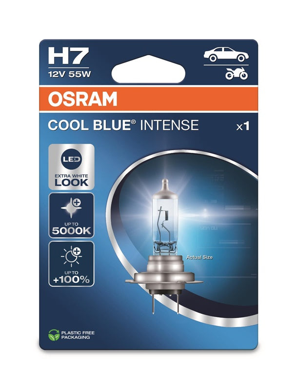 ŻARÓWKA SAM. OSRAM BLUE INTENSE 55W 12V H7