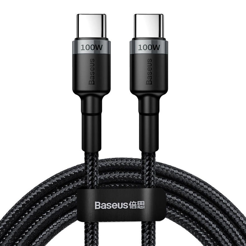 Kabel BASEUS USB Typ C M, USB Typ C M, 2m, czarny