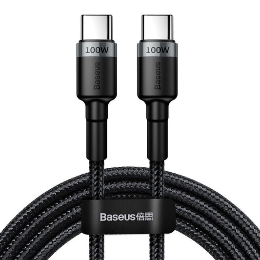 Cable BASEUS USB Type C M, USB Type C M, 2m, black