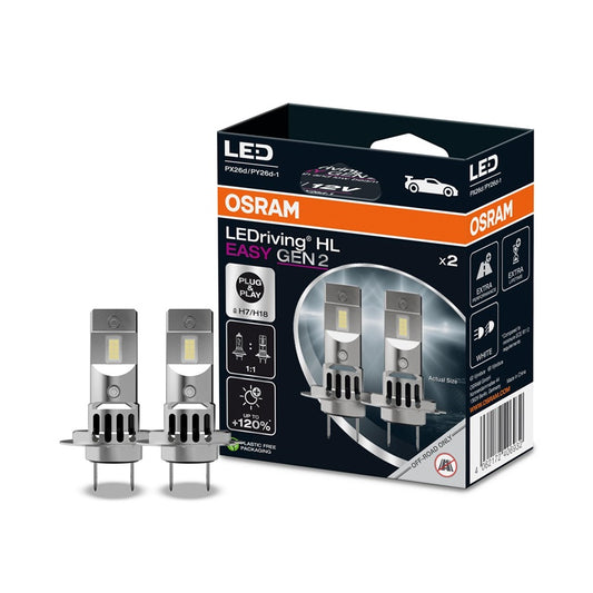 ŻARÓWKA AUTO LED H7/H18 12V2000LM6000K 2 SZT.
