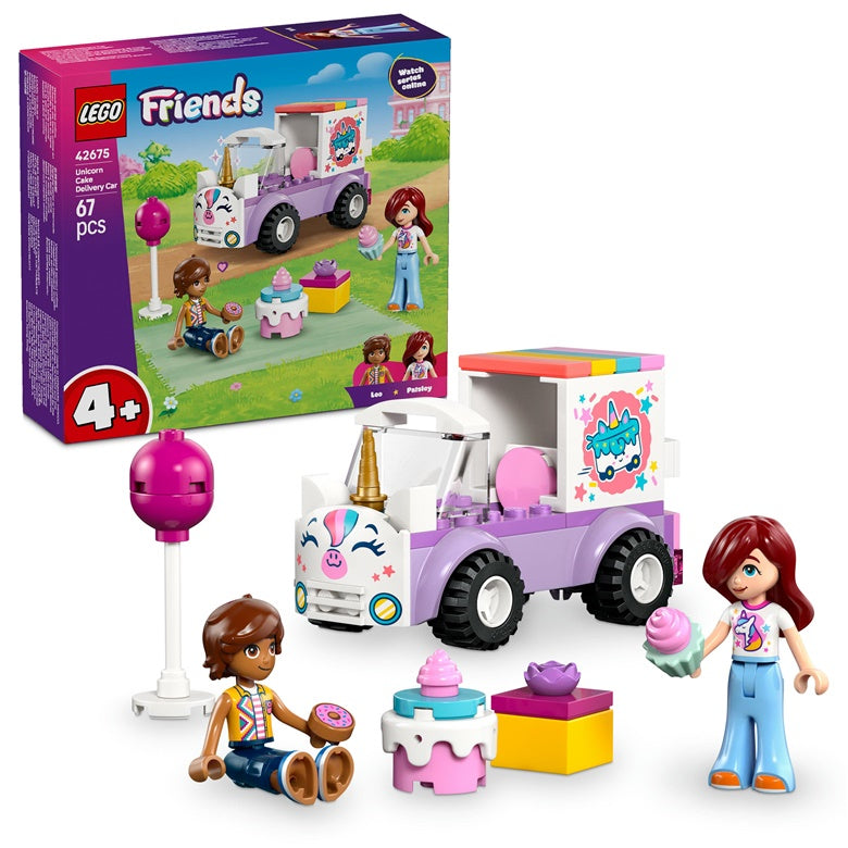 Konstruktor LEGO® Friends ciężarówka z tortami 42675, 67 szt.