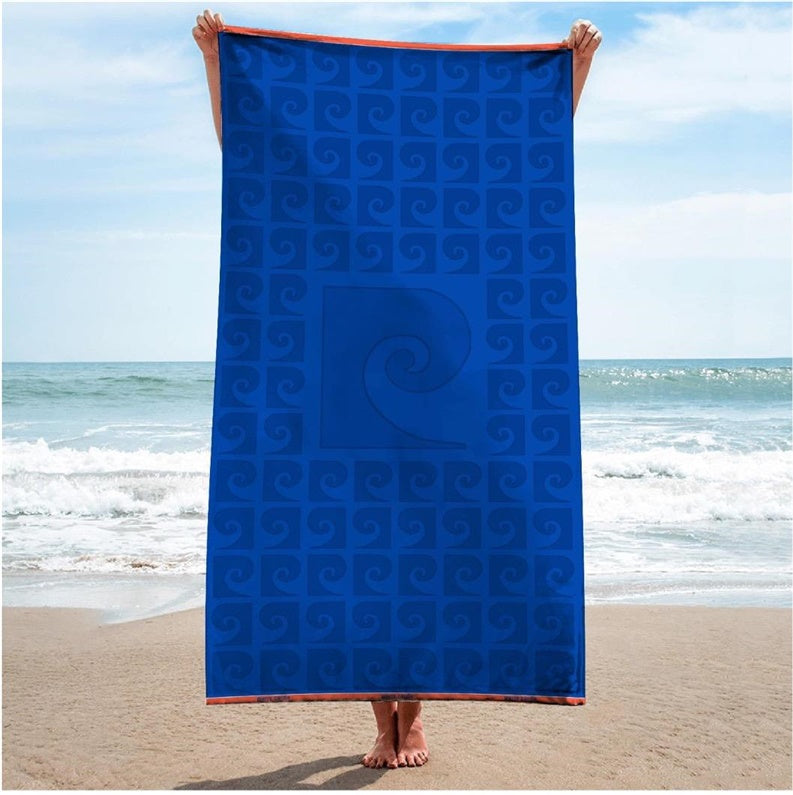 Paplūdimio rankšluostis Pierre Cardin, mėlynas, 170 x 90 cm