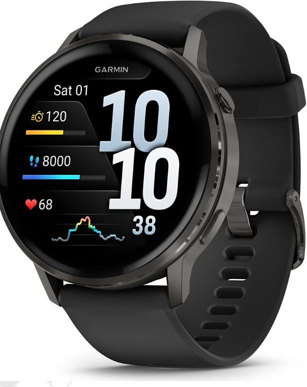LAIKRODIS IŠMANUSIS GARMIN VENU 4 45MM JUODAS