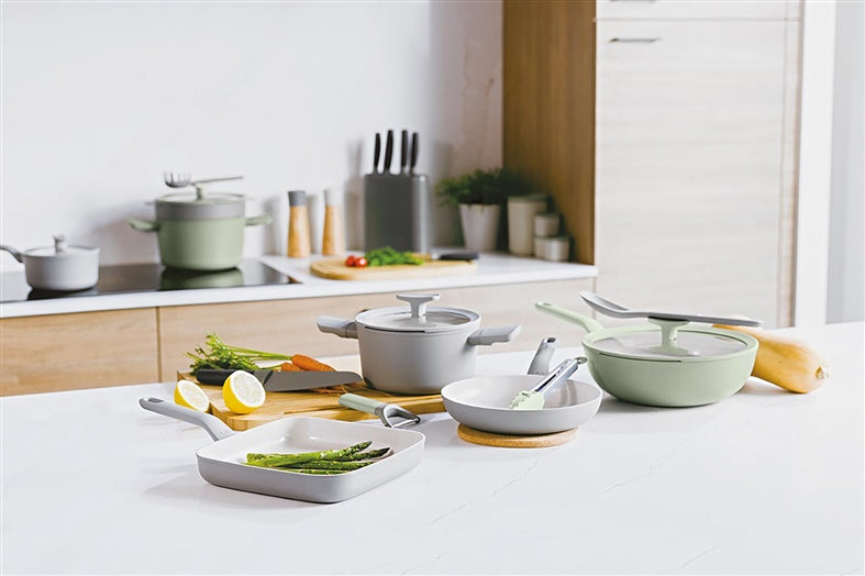 Keptuvė BergHOFF Leo Balance Moonmist, 28 cm, aliuminis