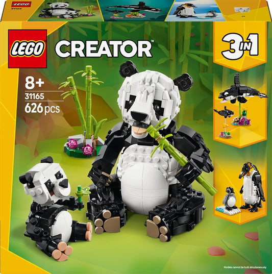LEGO® Creator Dzikie zwierzęta: Rodzina pand 31165, 626 elementów