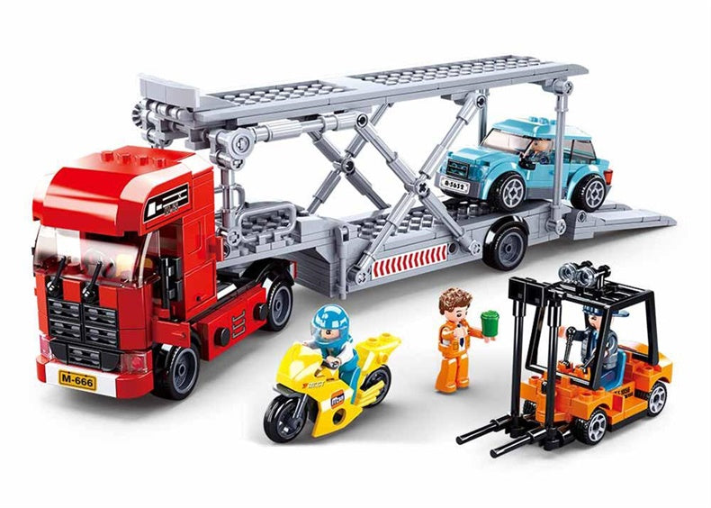 Konstruktor Sluban Samochód Transporter M38-B0880, plastik