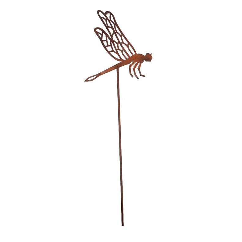 Dekoracja „Ważka”, 10,2 cm x 0,4 cm x 38 cm, brązowa