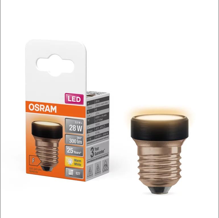 Żarówka LED Osram, E27, 3.5W, 2700K, płaska
