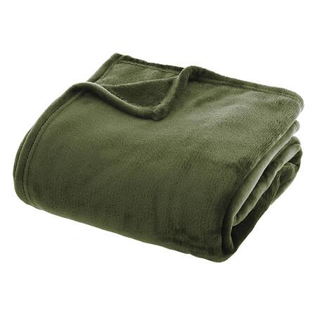 Koc Atmosphera 156047K, naturalny zielony, 130 cm x 180 cm