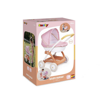 Wózek dla lalek Smoby Baby Nurse, biały/różowy