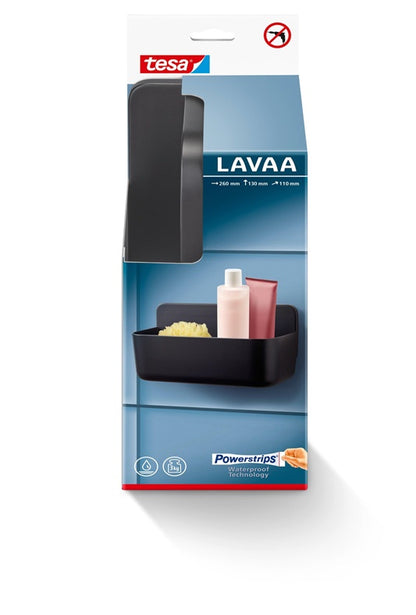 PÓŁKA PRYSZNICOWA TESA LAVAA 40516 M CZARNA