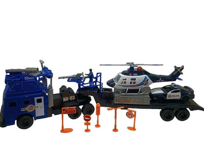 Policijos mašina S.O.S station 999B-54B, mėlyna/balta/juoda